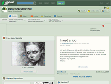 Tablet Screenshot of danielgrzeszkiewicz.deviantart.com