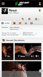 Mobile Screenshot of flexus.deviantart.com