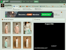 Tablet Screenshot of mchahine.deviantart.com