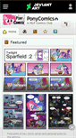 Mobile Screenshot of ponycomics.deviantart.com