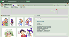 Desktop Screenshot of magicmayhem.deviantart.com