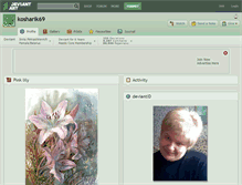 Tablet Screenshot of kosharik69.deviantart.com