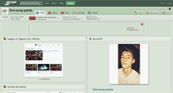Desktop Screenshot of give-away-points.deviantart.com