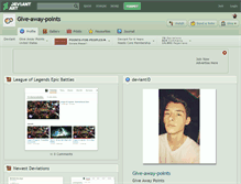 Tablet Screenshot of give-away-points.deviantart.com