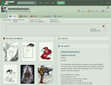 Tablet Screenshot of melanieespinolaac.deviantart.com