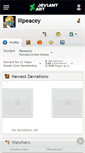 Mobile Screenshot of lilpeacey.deviantart.com