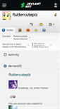 Mobile Screenshot of fluttercuteplz.deviantart.com
