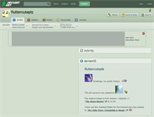 Tablet Screenshot of fluttercuteplz.deviantart.com