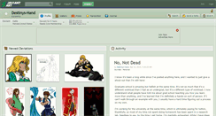 Desktop Screenshot of destinys-hand.deviantart.com