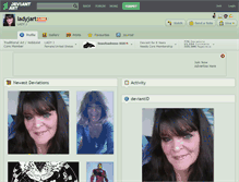 Tablet Screenshot of ladyjart.deviantart.com