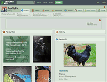 Tablet Screenshot of profilepic.deviantart.com