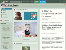 Tablet Screenshot of anime-catgirls.deviantart.com