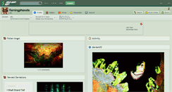 Desktop Screenshot of flamingphoneix.deviantart.com