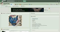 Desktop Screenshot of cartooncraze.deviantart.com