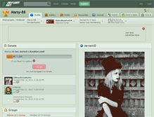 Tablet Screenshot of marsy-88.deviantart.com