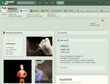Tablet Screenshot of itslily2u.deviantart.com