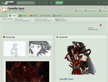 Tablet Screenshot of camellia-yayoi.deviantart.com