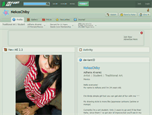Tablet Screenshot of nekoschiby.deviantart.com