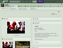 Tablet Screenshot of midilli.deviantart.com