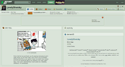 Desktop Screenshot of lovelysilversky.deviantart.com