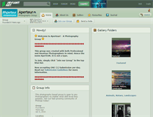 Tablet Screenshot of aperteur.deviantart.com