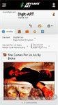 Mobile Screenshot of digit-art.deviantart.com