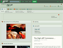 Tablet Screenshot of digit-art.deviantart.com