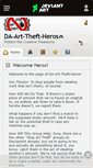 Mobile Screenshot of da-art-theft-heros.deviantart.com