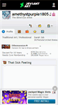 Mobile Screenshot of amethystpurple1805.deviantart.com