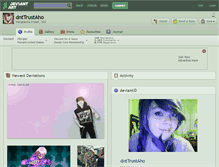 Tablet Screenshot of dnttrustaho.deviantart.com