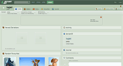 Desktop Screenshot of hajaki.deviantart.com