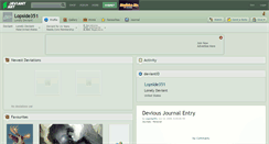 Desktop Screenshot of lopside351.deviantart.com