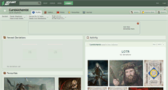 Desktop Screenshot of curstalchemist.deviantart.com