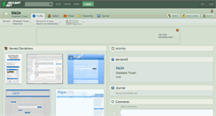 Desktop Screenshot of bla2e.deviantart.com