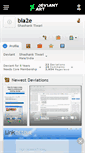 Mobile Screenshot of bla2e.deviantart.com