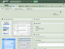 Tablet Screenshot of bla2e.deviantart.com