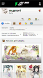Mobile Screenshot of mugmoni.deviantart.com