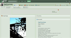 Desktop Screenshot of fakefrenchman.deviantart.com