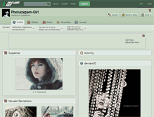 Tablet Screenshot of phenazepam-girl.deviantart.com