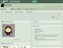 Tablet Screenshot of naeva-star.deviantart.com