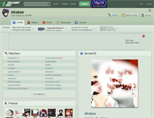 Tablet Screenshot of mirabee.deviantart.com