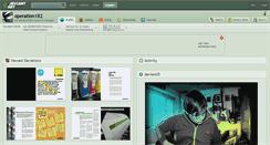 Desktop Screenshot of operation182.deviantart.com