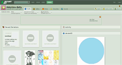 Desktop Screenshot of mistyglow-betty.deviantart.com