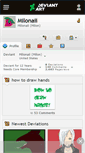 Mobile Screenshot of milonaii.deviantart.com