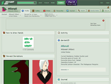 Tablet Screenshot of milonaii.deviantart.com