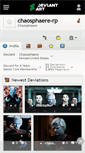 Mobile Screenshot of chaosphaere-rp.deviantart.com