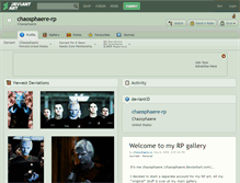Tablet Screenshot of chaosphaere-rp.deviantart.com