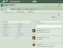 Tablet Screenshot of mystic-wish123.deviantart.com