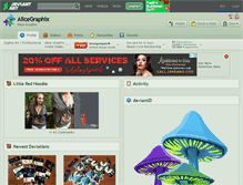 Tablet Screenshot of alicegraphix.deviantart.com