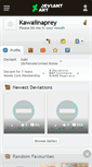 Mobile Screenshot of kawaiinaprey.deviantart.com